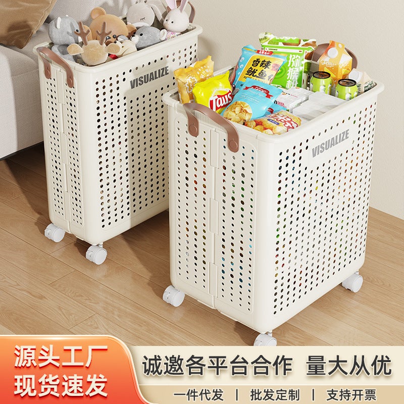 Foldable Dirty Clothes Basket – Large Capacity Minimalist Storage for Home - Image 3